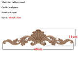 VZLX Unique Natural Floral Wood Carved Wooden Figurines