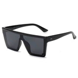 GUELPH | S2069 - Flat Top Square Oversize Fashion Sunglasses