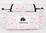 Baby Stroller Bag Nappy Diaper Mummy Bag Carriage Hanging Basket Storage Organizer Travel Feeding Bottle Stroller Accessories - shopwishi 