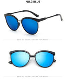 Cat Eye Brand Designer Sunglasses Women Luxury Plastic Sunglasses