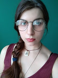 New Designer Woman Glasses Optical Frames Metal Round Glasses Frame