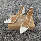 New Fashion Women Pumps Crystal Rhinestone Chain High Heels