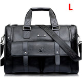 Men Leather Black Briefcase Business Handbag Messenger Bags