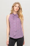 Polka Dot Top with Neck Tie