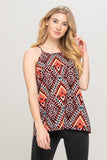 Geometric Colorful Sleeveless Top