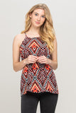 Geometric Colorful Sleeveless Top