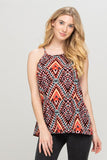 Geometric Colorful Sleeveless Top
