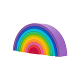1 Set Rainbow Silicone Stacking Toys for Children