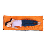 Lixada 190*75cm Camping Envelope Sleeping Bag Light Cotton Tourist Bag With Compression Bag Equipment Spring Summer Autumn