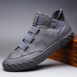 Men Shoes Fashion Soft Leather Loafers Breathable Autumn Lace Up