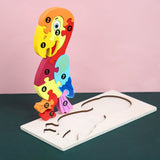 Montessori Wooden Dinosaur Puzzle for Toddlers