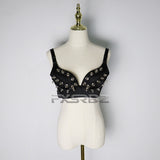 Fashion Red Laser Bra Luminous Sexy Lady Bra Laser Show Stage