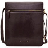 Aiden Medium Vertical Leather Messenger Bag