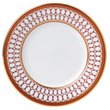 Ceramics Flat Plate Bone China Cup Saucer Set Red Platter Tableware European Style Western Dinner Dishes Coffee Cup Set 1pcs