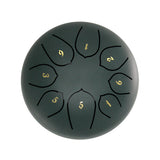 6 Inch Lotus Drum 8 Tone Steel Tongue Drum Percussion Musical Instrument With Drumsticks With a Clean Ethereal Buddha-Like Sound