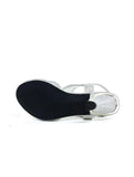 Muted Elegance Heel Silver