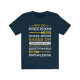 We do Precision Guess Work Based On Unreliable Data