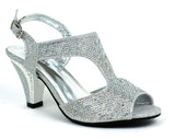 Muted Elegance Heel Silver