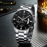 NIBOSI Men's Masculino Military Quartz Wrist Watch
