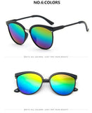 Cat Eye Brand Designer Sunglasses Women Luxury Plastic Sunglasses