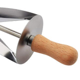 Stainless Steel Rolling Cutter Making Croissant Bread Wheel Dough Pastry Wooden Handle Baking Kitchen Accessories Knife Garden