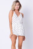 SLEEVELESS PRINT ROMPER