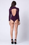 LONG SLEEVE CUTOUT DETAIL BODYSUIT