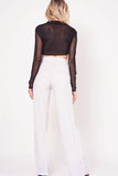 HIGH WAIST BELL BOTTOM PANTS
