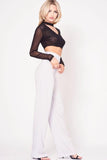 HIGH WAIST BELL BOTTOM PANTS