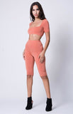 SOLID TWO PIECE BIKER SET
