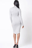LONG SLEEVE CHOKER DRESS