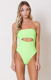STRAPLESS CUTOUT BODYSUIT
