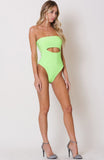 STRAPLESS CUTOUT BODYSUIT