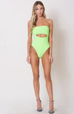STRAPLESS CUTOUT BODYSUIT