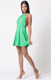 HALTER NECK SOLID DRESS