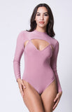 LONG SLEEVE CUTOUT DETAIL BODYSUIT