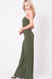 WIDE LEGS HALTER NECK JUMPSUIT