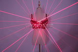 Fashion Red Laser Bra Luminous Sexy Lady Bra Laser Show Stage