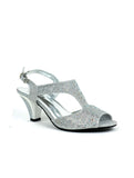 Muted Elegance Heel Silver
