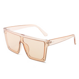 Unisex Oversized Black 2020 Vendor Logo Sunglasses