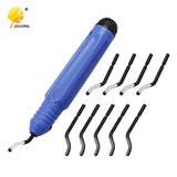 Professional Burr Trimming Cutter NB1100 Handheld Portable Deburring Tool Edge Removing Tools/10pcs BS1010 Replacement Blade