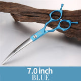 Fenice Professional Symmetrical Handle 6.5 Inch Curved Animal Grooming Scissors