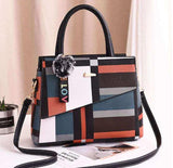 Patchwork Casual Large Shoulder Handbag - shopwishi 