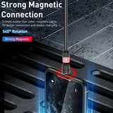 USLION New Magnetic USB Cable Fast Charging Micro USB Type C Mobile Phone Cable for Samsung for iPhone Magnet Data Cable