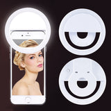 36 LED Portable Light Night Phone Flash Light Led Camera Clip-On Mobile Phone Selfie Ring Light Video Usb Charging for All Phone