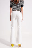 Flared Jeans in White