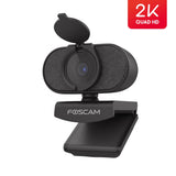 Webcam 2K Mini Streamcam Webcam for Smart TV With Cover and Stand