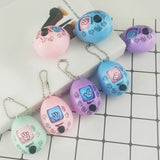 Family Game Rock Paper Scissors Play Toy Keychain Scissor Paper Stone Toys Key Chain Egg Key Ring Rock Paper Scissors