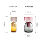 Two Ways Flower Vase Home Decor Living Room Decoration Glass