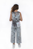 COCO With Pocketwist™  – Silver Crushed Velvet Jumpsuit